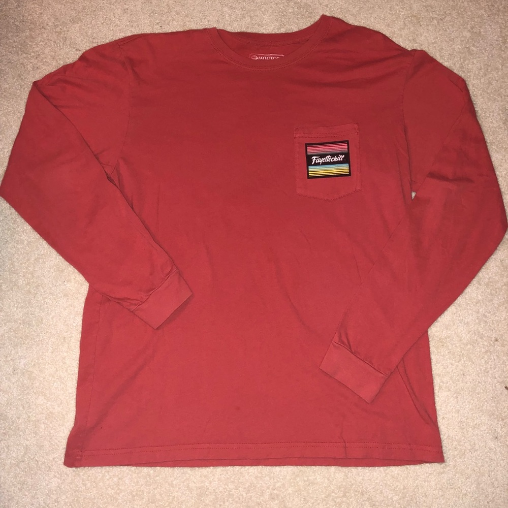 Orange Fayettechill Long sleeve T-shirt